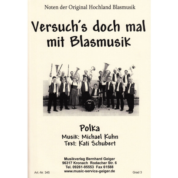 Versuchs doch mal mit Blasmusik - Polka (Kleine Blasmusik)