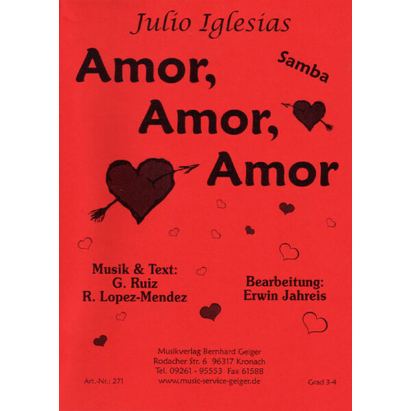 Amor, Amor, Amor - Julio Iglesias (Bigband)