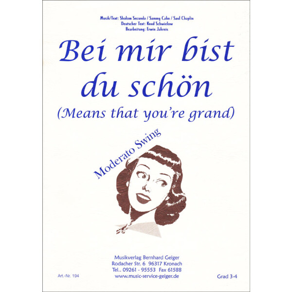 Bei mir bist du schön (Bigband)