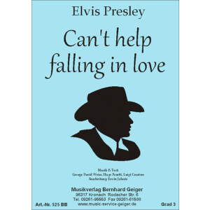 Cant help falling in love - Elvis Presley