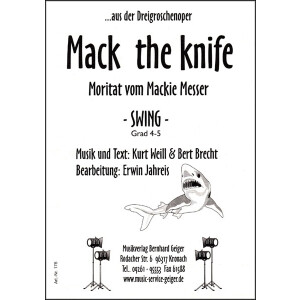 Mack the knife (Mackie Messer) (Bigband)