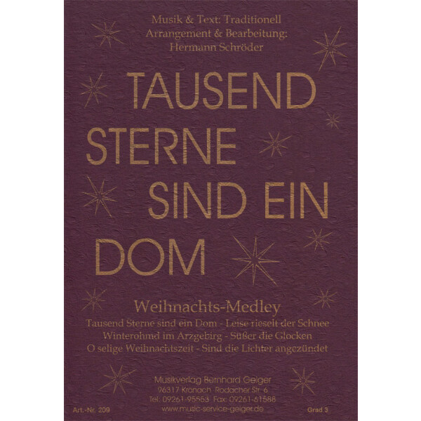 Tausend Sterne sind ein Dom