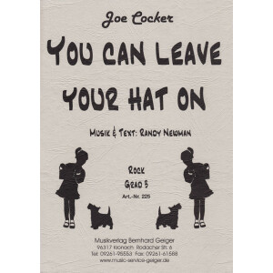 You can leave your hat on - Joe Cocker (Bigband)