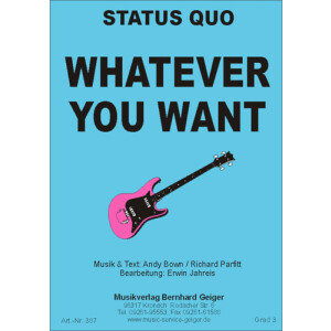 Whatever you want - Status Quo (Bigband)