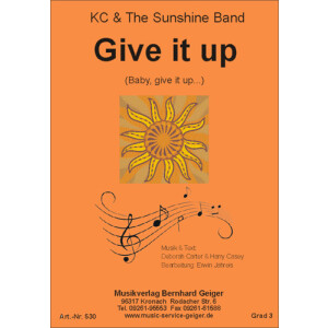 Give it up - KC and the Sunshine Band (Bigband)