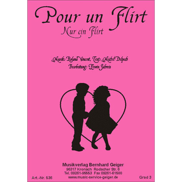 Pour un Flirt (Nur ein Flirt) (Bigband)