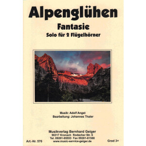 Alpenglühen (solo for 2 flugelhorns)