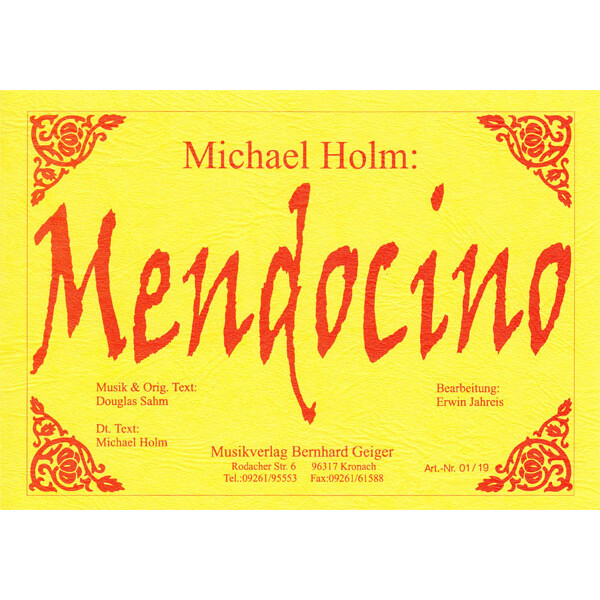 Mendocino  -  Michael Holm (Bigband)