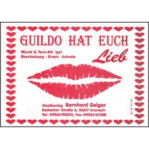 Guildo hat euch lieb  -  Guildo Horn (Bigband)