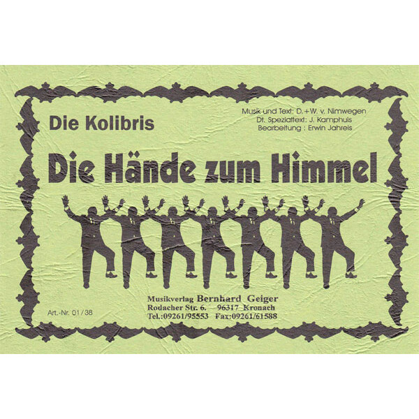 Die Hände zum Himmel - Die Kolibris (Bigband)