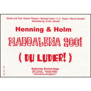 Maddalena 2001 (Du Luder!) (Bigband)