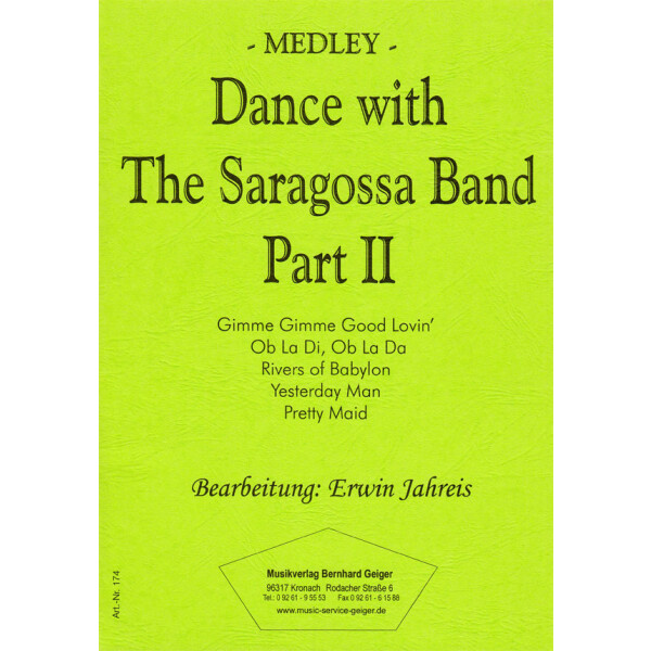 Dance with The Saragossa Band Part 2 - Medley (Bigband)