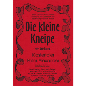 Die kleine Kneipe - Klostertaler / P. Alexander