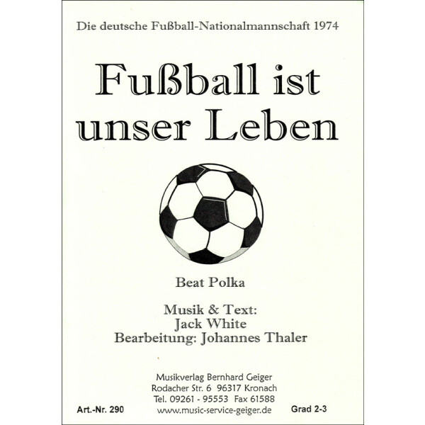 Fußball ist unser Leben (Bigband)