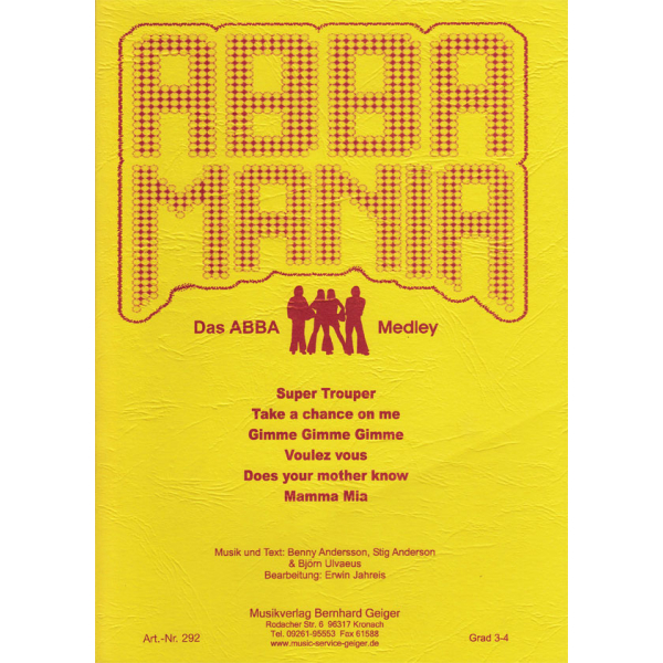 ABBA MANIA - Abba-Medley