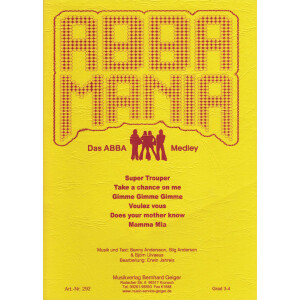 ABBA MANIA - Abba-Medley (Bigband)