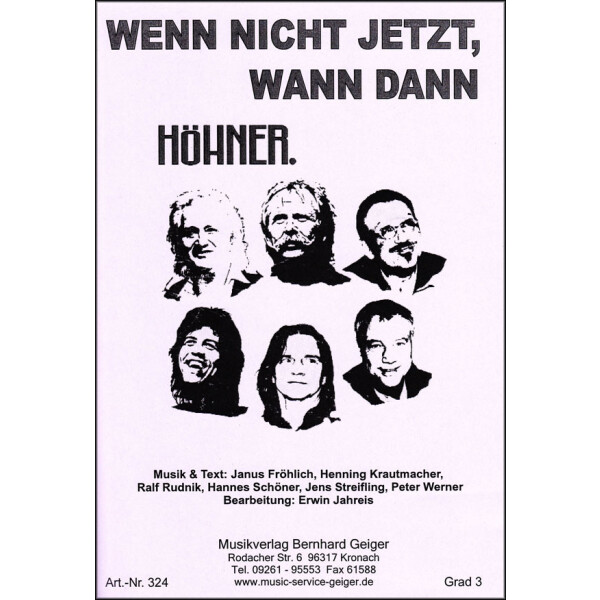 Wenn nicht jetzt wann dann - De Höhner (Bigband)