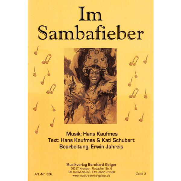 Im Sambafieber - Original Klunkautaler (Bigband)