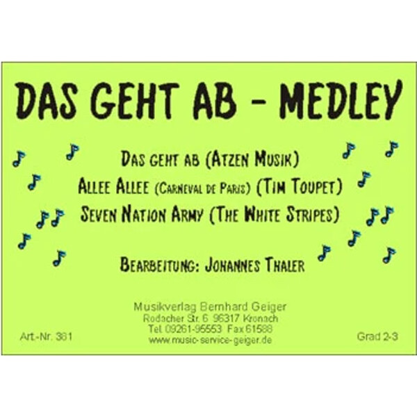 Das geht ab - Medley (Bigband)