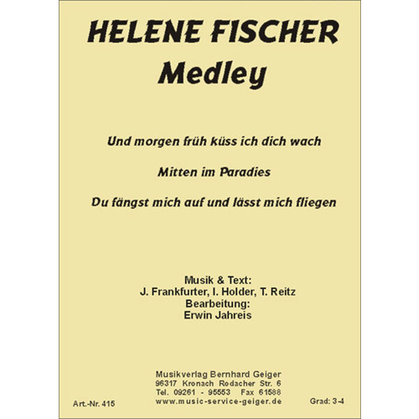 Helene Fischer Medley (Bigband)