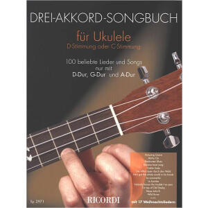 Drei-Akkord-Songbuch für Ukulele - Hal Leonard