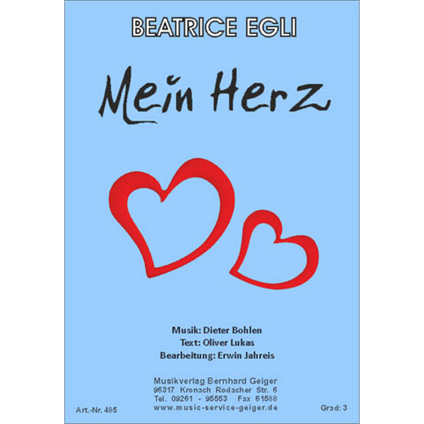 Mein Herz - Beatrice Egli (Bigband)