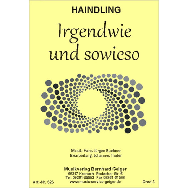 Irgendwie und sowieso - Haindling (Kleine Blasmusik)