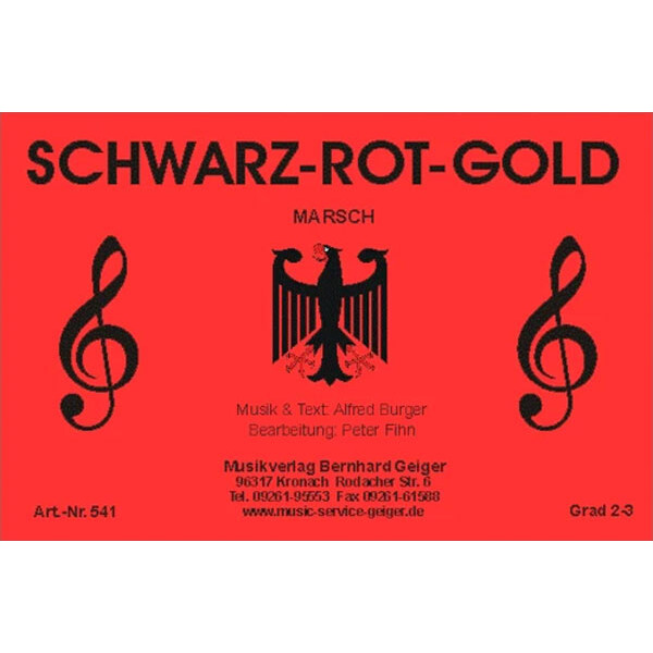 Schwarz-Rot-Gold (Marsch) (Kleine Blasmusik)