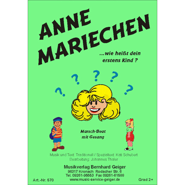 Annemariechen (wie heißt dein erstes Kind) (Blasmusik)