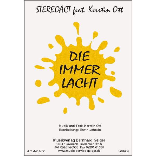 Die immer lacht - Stereoact / Kerstin Ott (Bigband)