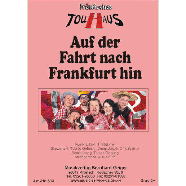 Auf der Fahrt nach Frankfurt hin - Tollhaus (Bigband)