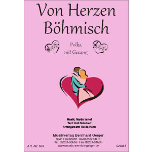 Von Herzen B&ouml;hmisch (Polka) (Blasmusik)