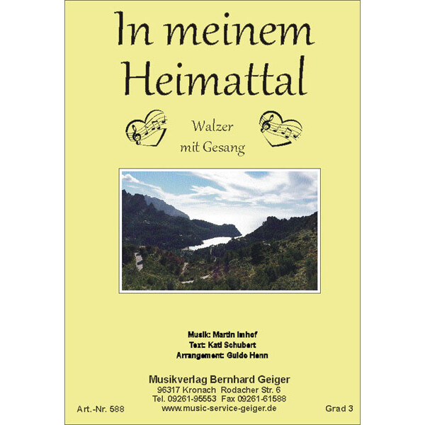 In meinem Heimattal (Walzer) (Kleine Blasmusik)