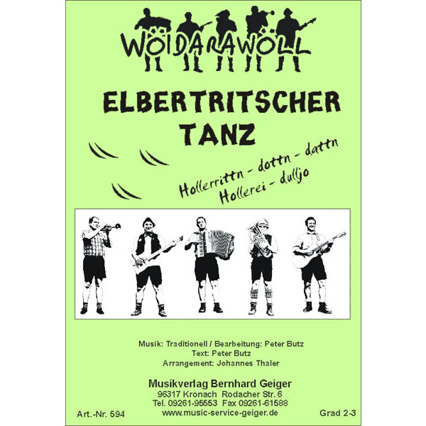 Elbertritscher Tanz - Wöidarawöll (Blasmusik)