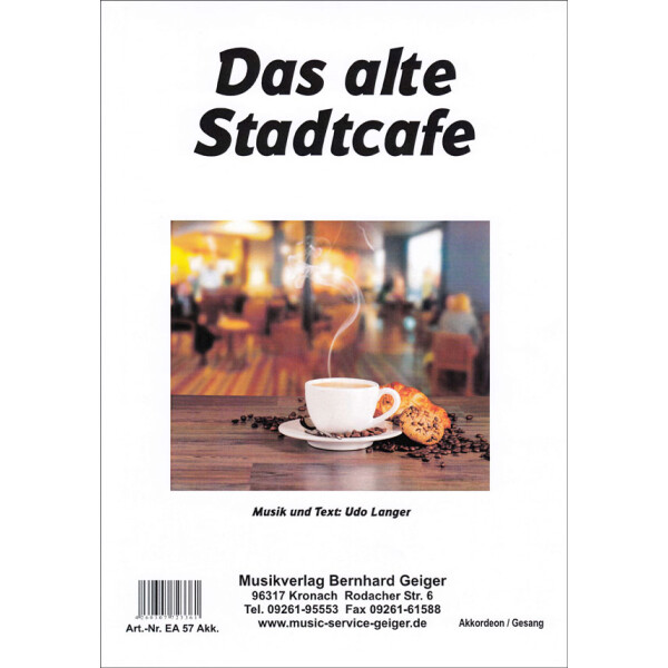 Das alte Stadtcafe - Walzer (Akkordeon) (Einzelausgabe)