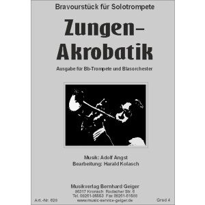 Zungen-Akrobatik - Solo for trumpet (Adolf Angst) - Large...
