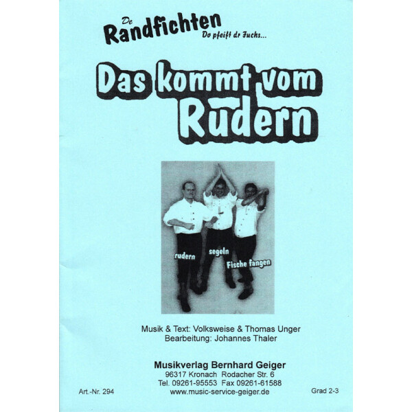 Das kommt vom Rudern - De Randfichten (Kleine Blasmusik)