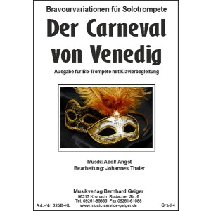 Der Carneval von Venedig - Trumpet and piano & CD