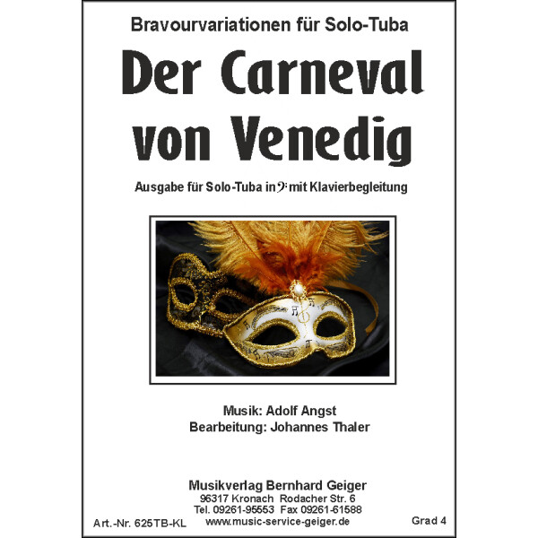 Der Carneval von Venedig - Tuba und Klavier