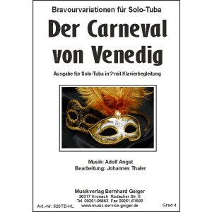 Der Carneval von Venedig - Tuba und Klavier