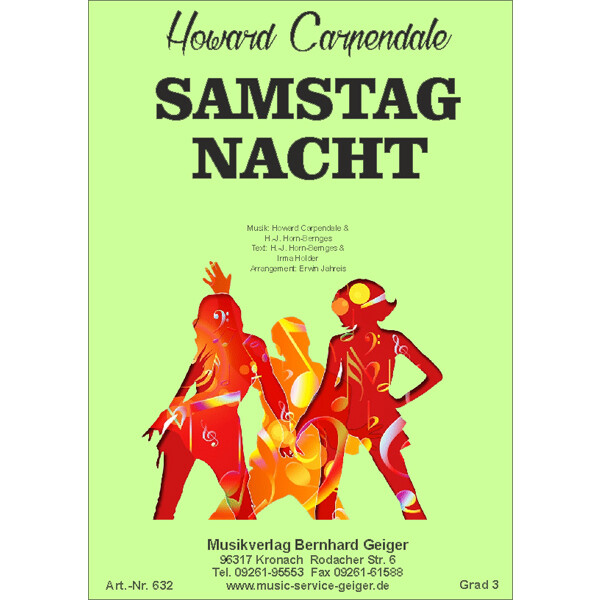 Samstag Nacht - Howard Carpendale (Blasmusik)