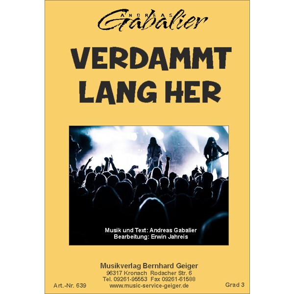 Verdammt lang her - Andreas Gabalier (Blasmusik)