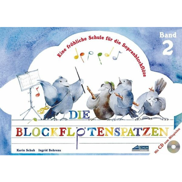 Die Blockflötenspatzen Band 2 mit CD