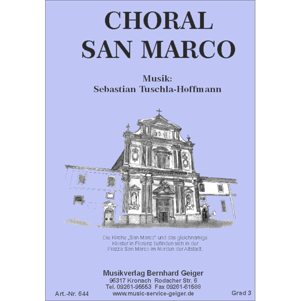 Choral San Marco (Small Concert Band) box