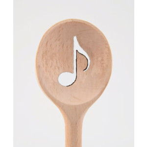 Wooden spoon eighth note