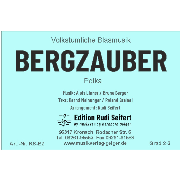 Bergzauber (Polka) (Blasmusik)