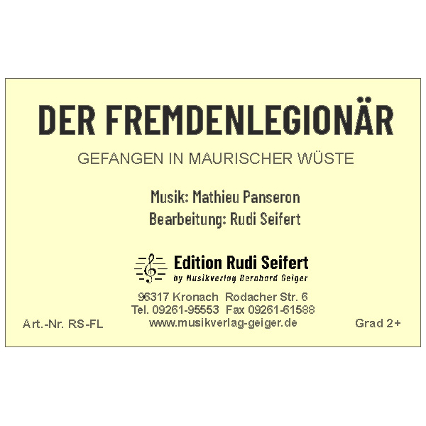 Der Fremdenlegionär (Gefangen in maurischer Wüste)