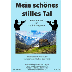 Mein schönes stilles Tal (slow shuffle for 2 trumpets)