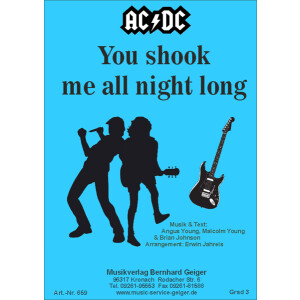 You shook me all night long - AC/DC (Blasmusik)