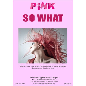 So what - Pink (Blasmusik)